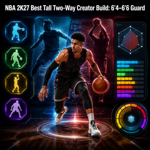 NBA 2K27 Best Tall Two-Way Creator Build: 6'4–6'6 Guard